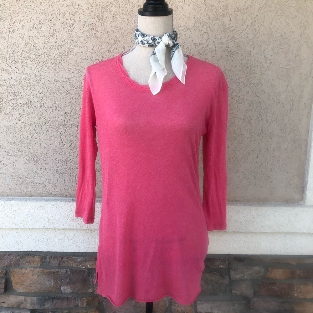Rag & Bone/JEAN knit Long Sleeve Top Pink